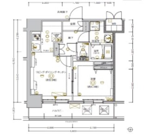 CREST TAPP新大阪の物件間取画像